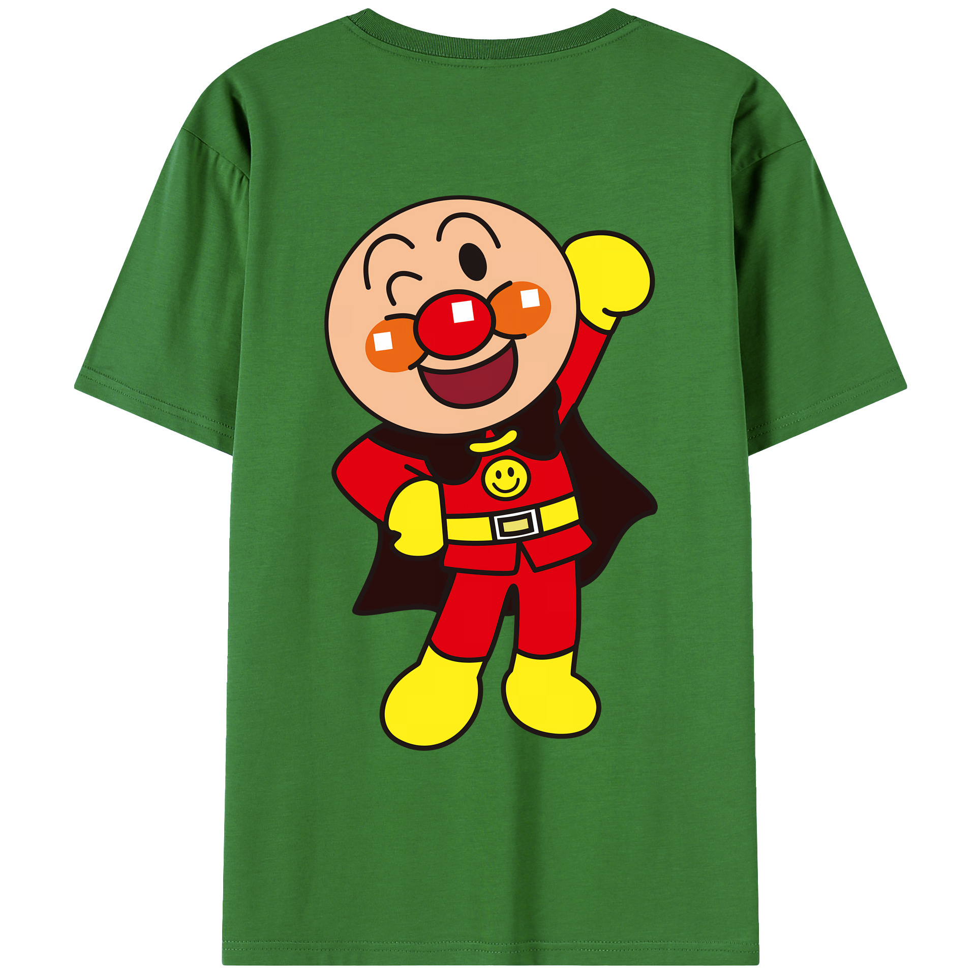 （画像用） アンパンマン Anpanman レディース半袖Tシャツ(バックプリント)